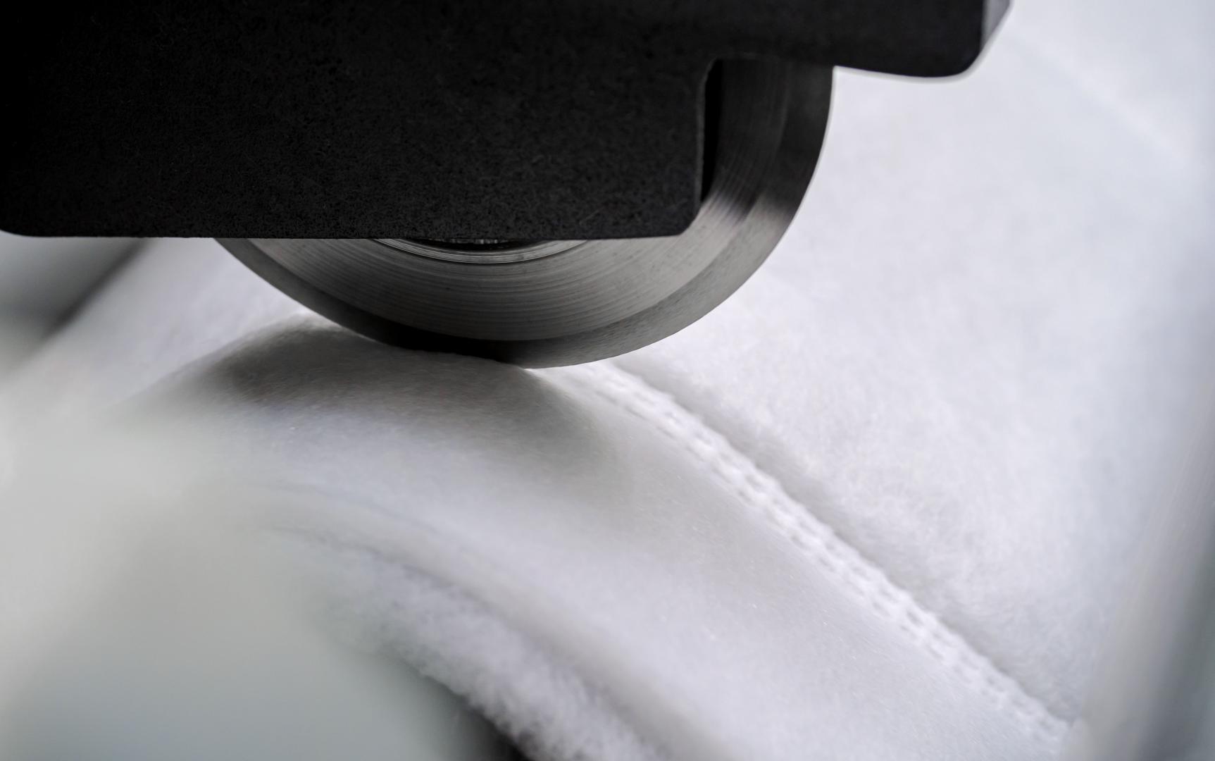 Обрезка при изготовлении карманных фильтров