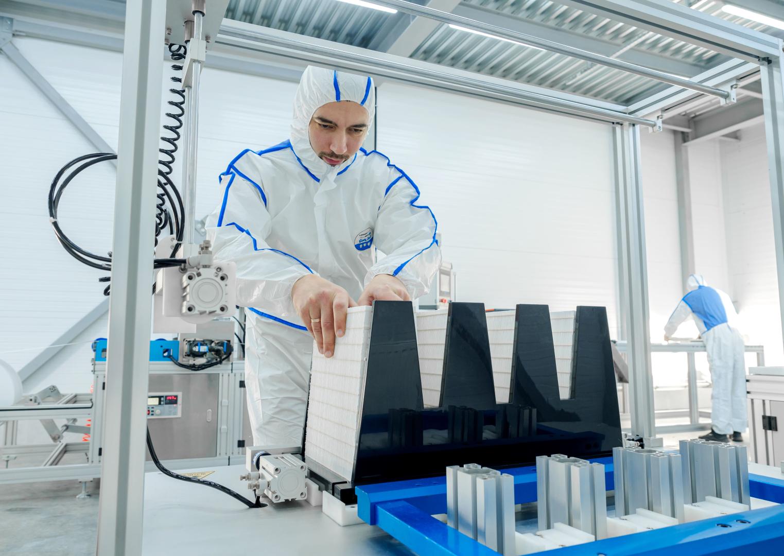 Сборка HEPA-фильтров