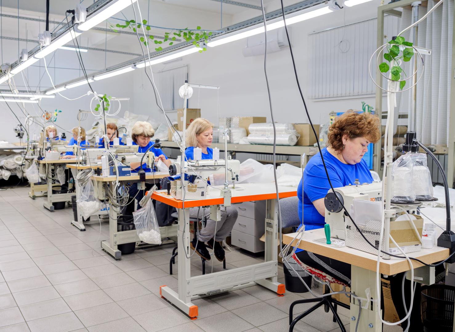 Швейный цех производства фильтров